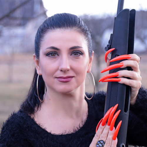 Nails and rifle