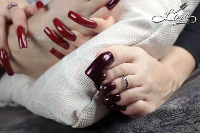 Toenails and fingernails 💅 RED NAILS (photosession 26.11.2020)