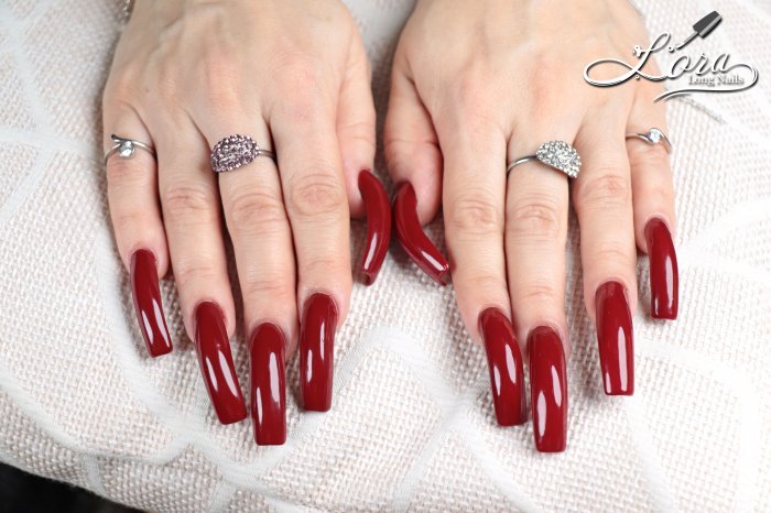Toenails and fingernails 💅 RED NAILS (photosession 26.11.2020)