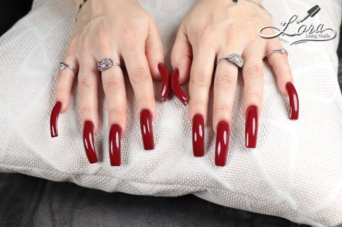 Toenails and fingernails 💅 RED NAILS (photosession 26.11.2020)