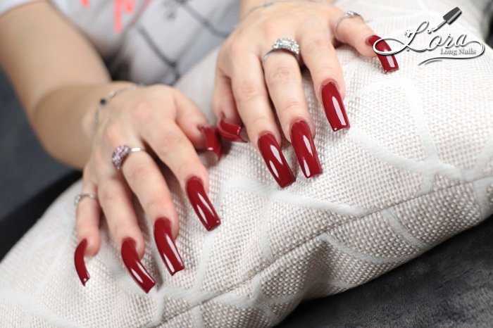 Toenails and fingernails 💅 RED NAILS (photosession 26.11.2020)