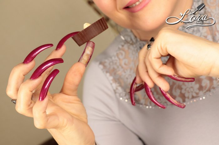 Photosession ❤️ Valentine's - Long Nails & Tea with chocolates