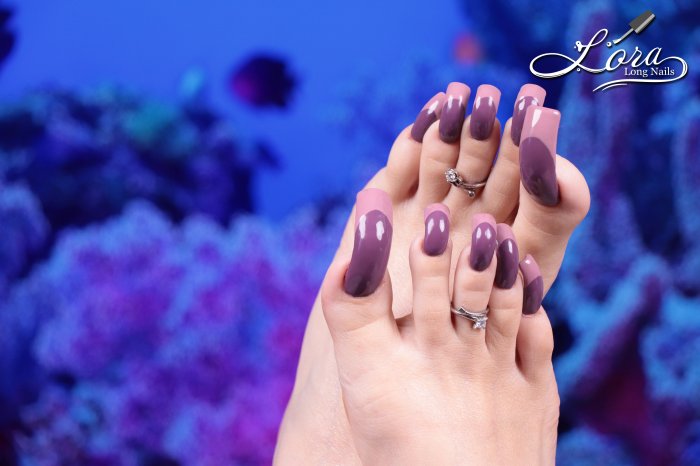 Photoshoot "Underwater travel 🐚 Long Toenails"