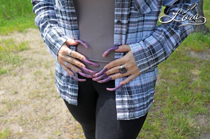 Long Toenails & Long Nails - Lake, Summer