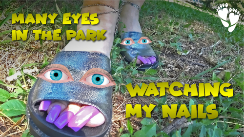 👀 Many Eyes in the Park watching my LONG TOENAILS