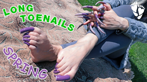 🌷Spring Long Fingernails and 🍃 Long Toenails