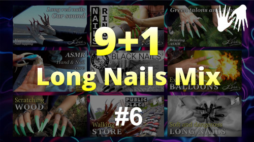 🙌 9+1 Long Nails Mix 🎬 Stiletto nails