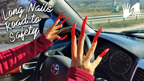 👌On the way to safety | LONG NAILS