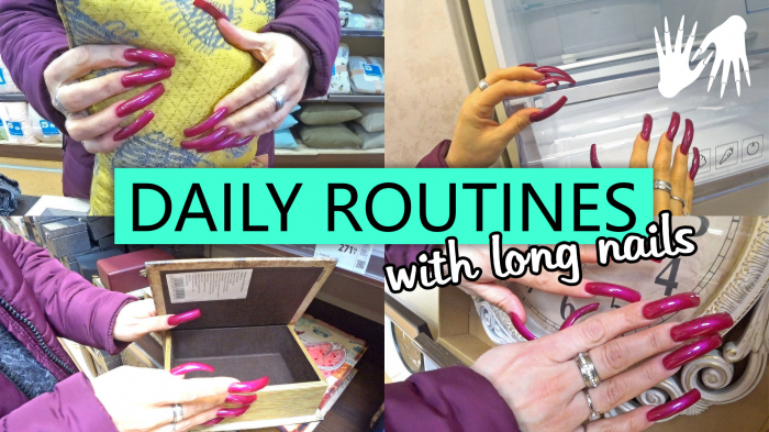 Walk Through A Supermarket 🚀 Daily Routines Lora Long Nails