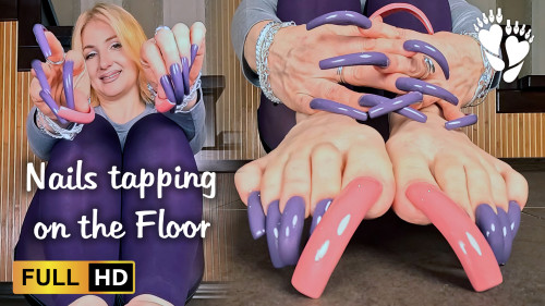 Nails tapping on the Floor (asmr, tapping)