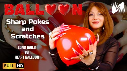 ❤️ Valentine’s Day ASMR | Long Nails vs Heart Balloon | Sharp Pokes & Scratches