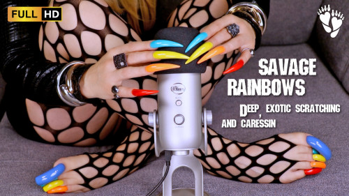 🌈 Savage Rainbows: Extreme Long Nail ASMR 🎙️