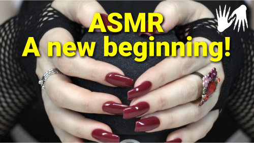 Red long nails 🔥 A new beginning! Scratching mic. ASMR shivers