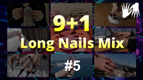 🙌 9+1 Long Nails Mix 🎬 Stiletto nails in Odessa