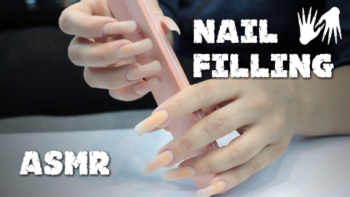 Nail filing 💤 How to prep nails for gel polish - ASMR sounds