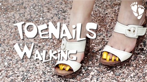 Long Yellow TOENAILS - Walking