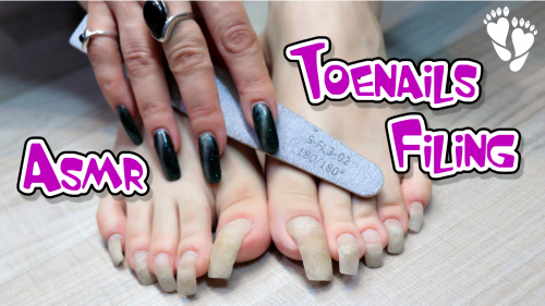 Toenail filing 👏 Toenails without polish