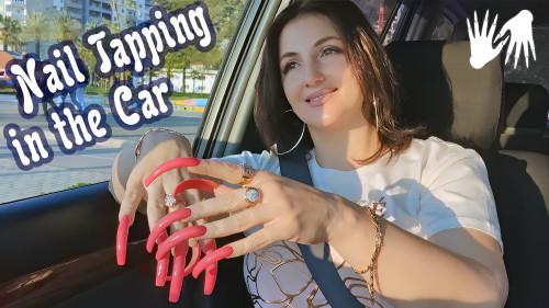 ASMR - Nail TAPPING in the car