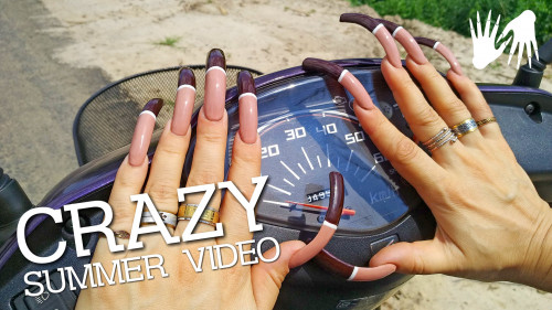😜 Lost crazy video about summer Long Nails
