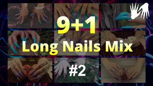 🙌 9+1 Long Nails Mix 🎬2